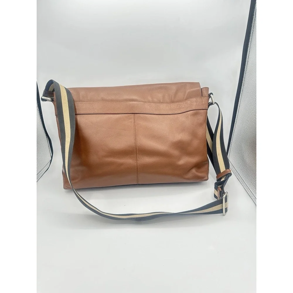 Coach Charles Messenger Brown Leather Shoulder Laptop Bag F54792